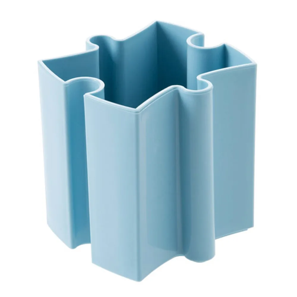 Современный минималистичный Настольный ящик для хранения косметики, ящик для хранения мусора, туалетный столик, пластиковая отделочная коробка - Цвет: Blue