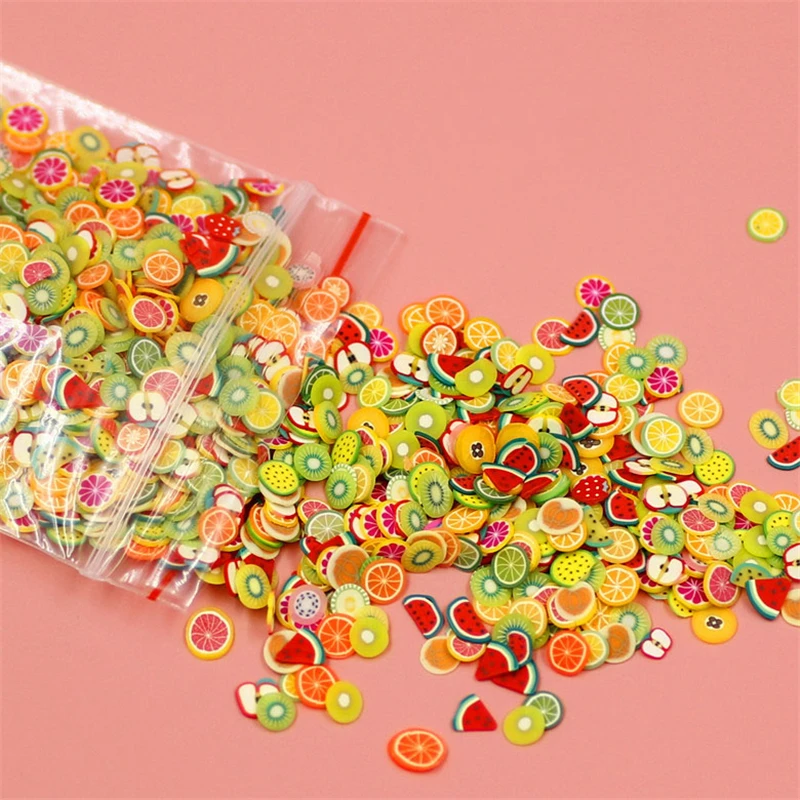 

Fruit Slices Slide Charms For Slime Supplies Kit Fluffy Slimes Fruit Polymer Clear Slime Accessories Putty Clay Toys For Kids