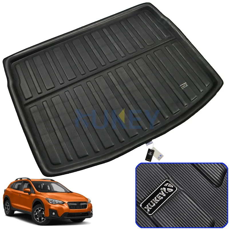 

For Subaru Crosstrek XV Impreza Hatch 2017 2018 2018 Car Rear Boot Liner Trunk Cargo Mat Tray Floor Carpet Mud Pad Protector