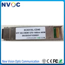 CWDM-XFP-ER-40KM, 10GBASE-ER двойной LC 10G 1470nm-1610nm 40 км ER CWDM XFP волоконно-оптический приемопередатчик модуль с DDM