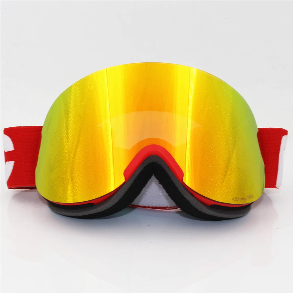 1:1, брендовые лыжные очки с крышкой, двухслойные, анти-туман, большая Лыжная маска, очки для катания на лыжах, для мужчин и женщин, очки для сноуборда, ясность, retina