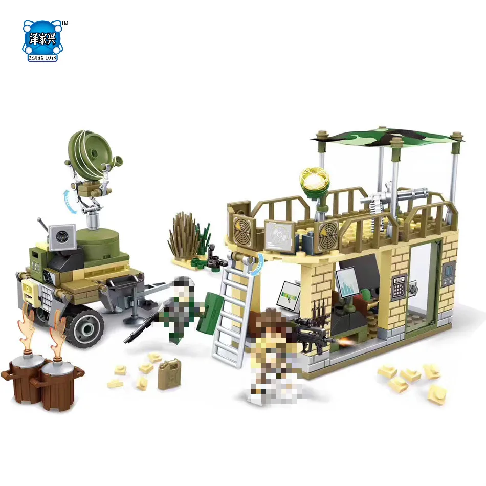 

2018 Military Series Blocks Soldier War Radar Army Bricks Building Blocks Sets Models SWAT Enlighten Toys with Mini TOYS Figures