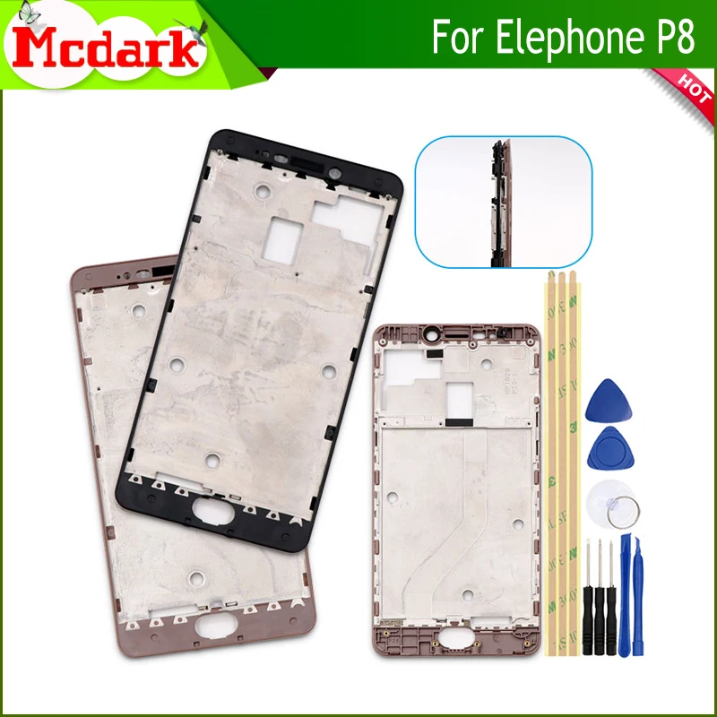 

Mcdark 5.5 inch For Elephone P8 Full Front Housing Chassis Plate LCD Display Bezel Faceplate Frame + Tools For Elephone P8