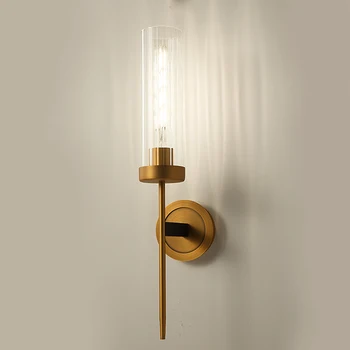 

Modern Vintage Home LED Wall Light American Loft Restaurant Cafe Glass Ball Deco Wall Lamp Fixture