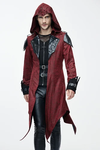 Custom Dark Master Mage Wizard Long Jacket Men's Halloween cosplay ...