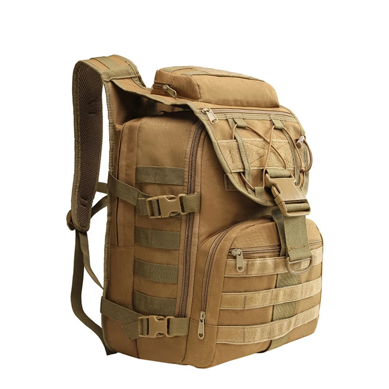 

40L Military Tactical Backpack Climbing Mountaineering Backpack Camping Hiking Trekking Travel Outdoor Sport Camouflage Bag