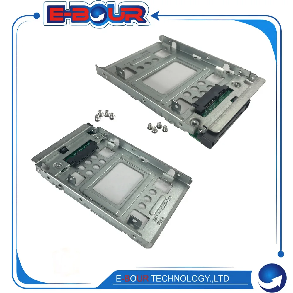 Переходник с SSD на 2 5 дюйма для hp 651314 001 Gen8/gen9 N54L N40L x7k8w f238f SATA|Жёсткие диски и боксы