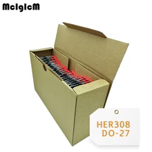 MCIGICM 1250 шт. с выпрямительным диодом 3A 1000 V DO-27 HER308