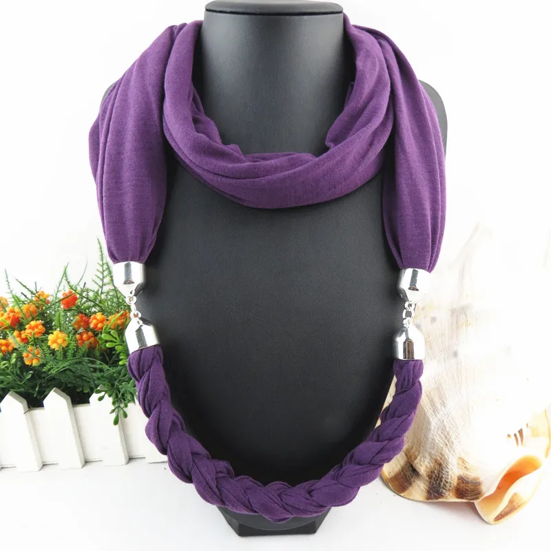 RUNMEIFA зимний женский шарф с круговой тесьмой Одноцветный бесконечности для зимы