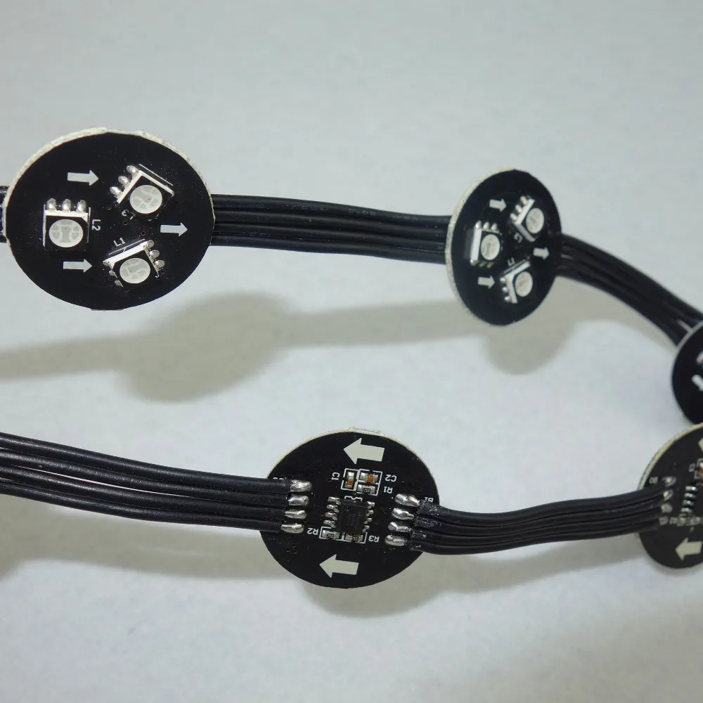 

20pcs/set WS2818 addressable pixel light;0.72W/pixel;DC12V input;non-waterproof
