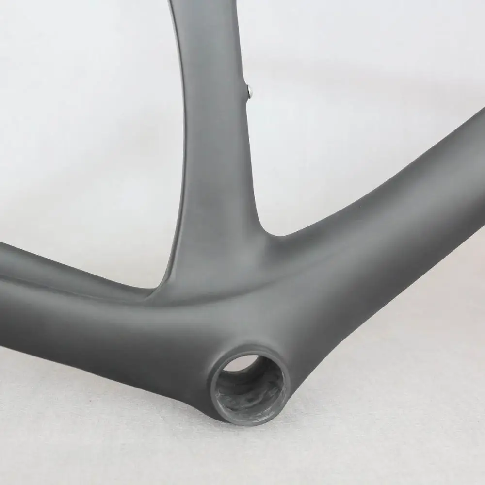 Perfect 2019 SERAPH  bike carbon fixed gear have brake fixed gear  bike frame with BB86 carbon fixed bike frame aero bicycle frame 4