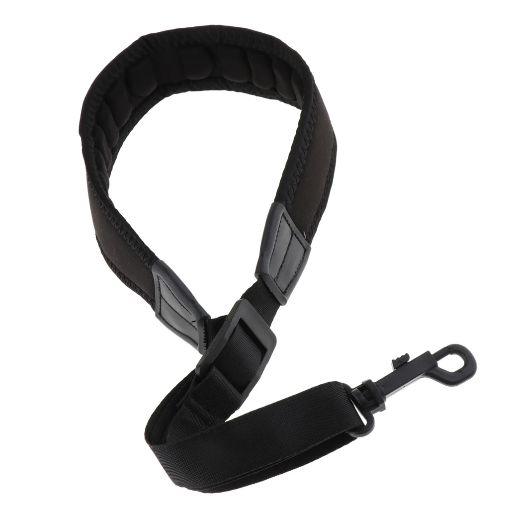 Adjustable Saxophone Sax Shoulder Neck Shoulder Air Cushion Pad Strap Belt 52mm Width