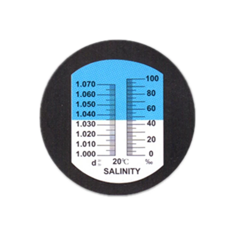 Рефрактометр солености 0~ 10% аквариумная соль тестер гидрометр 1,000-1,070 SG