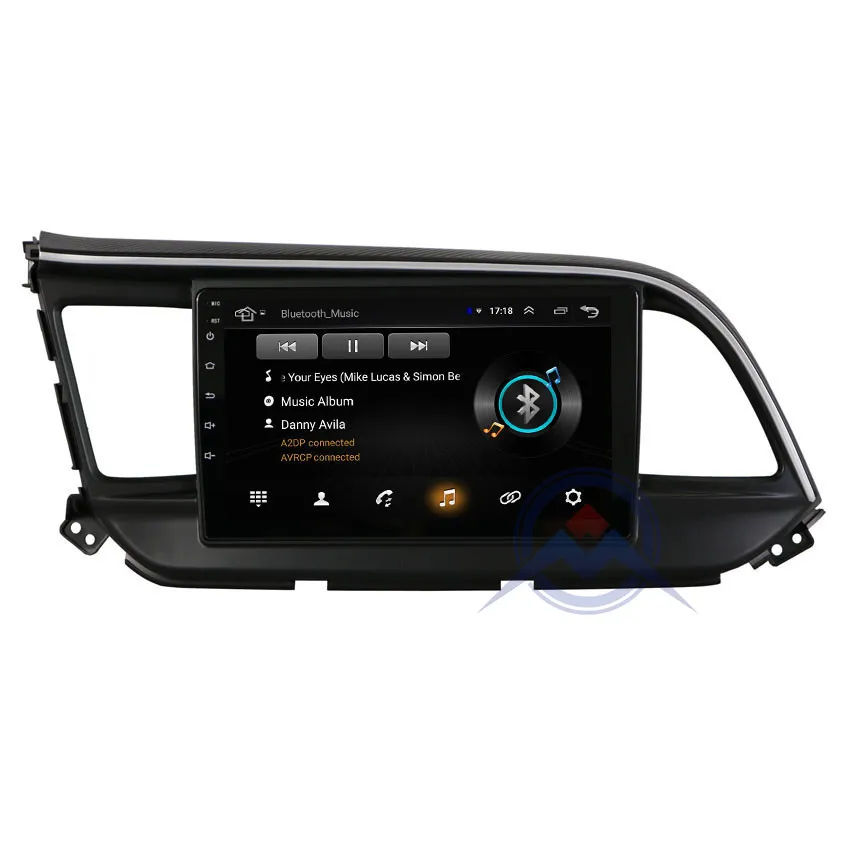 Perfect ZOHANAVI Android 2.5D Screen Car GPS Navigation for Elantra 2019 car Auto Radio DVD GPS multimedia player build in wifi 2