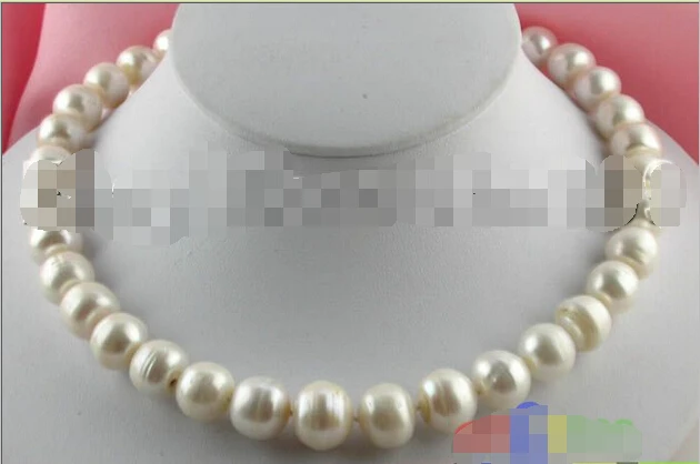 

Free shipping >>>>>> p585 100% NATURAL 17" 13MM WHITE ROUND FRESHWATER CULTURED PEARL NECKLACE