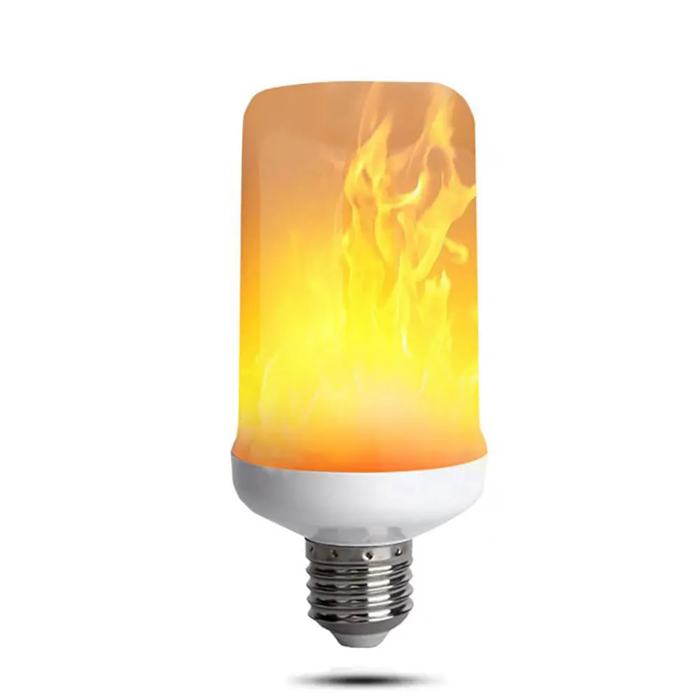 Творческий E27 2835 7 Вт светодиодный эффект пламени лампа цвета огня лампы Винтаж декоративные светильники атмосферная лампа 900LM G-Сенсор