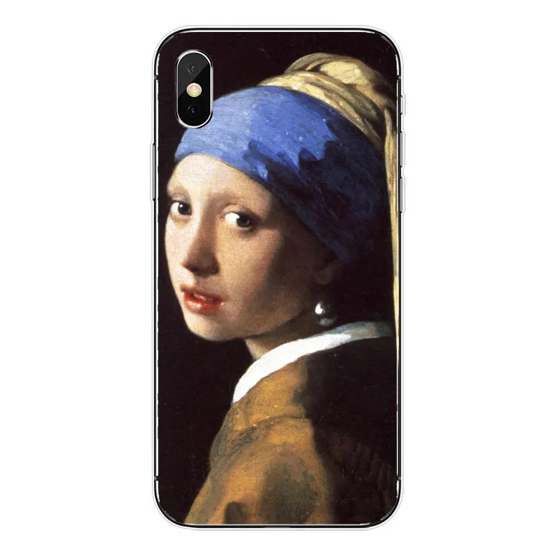 Ретро винтажное искусство Dos Desenhos Animados Para iphone 4 5 6 7 8 X Plus Casos Telefone de TPU Capa Estatua Da Virgem