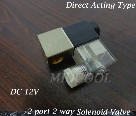 Micro Solenoid Valve for gas 2V025-08 two-position two way direct acting solenoid valve G1/4&quot DC 12V | Обустройство дома