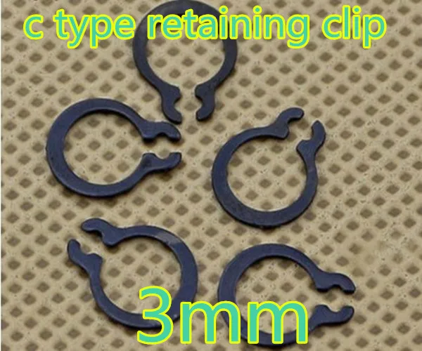

100pcs/lot m3 3mm C type snap ring ,C type retaining clip ring washer alloy steel
