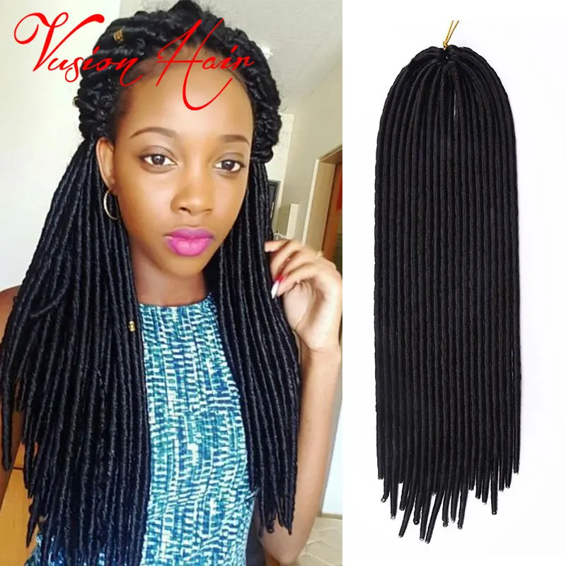 20 inch корни Бургундия Плетение Крючком Искусственного Локс Волос Гавана Мамбо Locs
