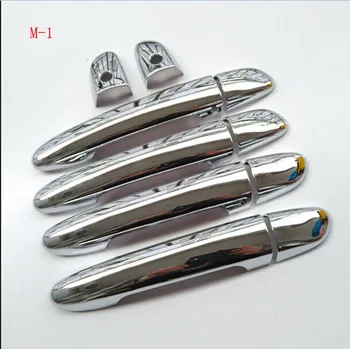 

Car Styling Fit Canada Chrome Door Handle Catch Cover For Toyota Yaris Sedan 2016 Scion iA Trim Cap Auto Accessories 8pcs
