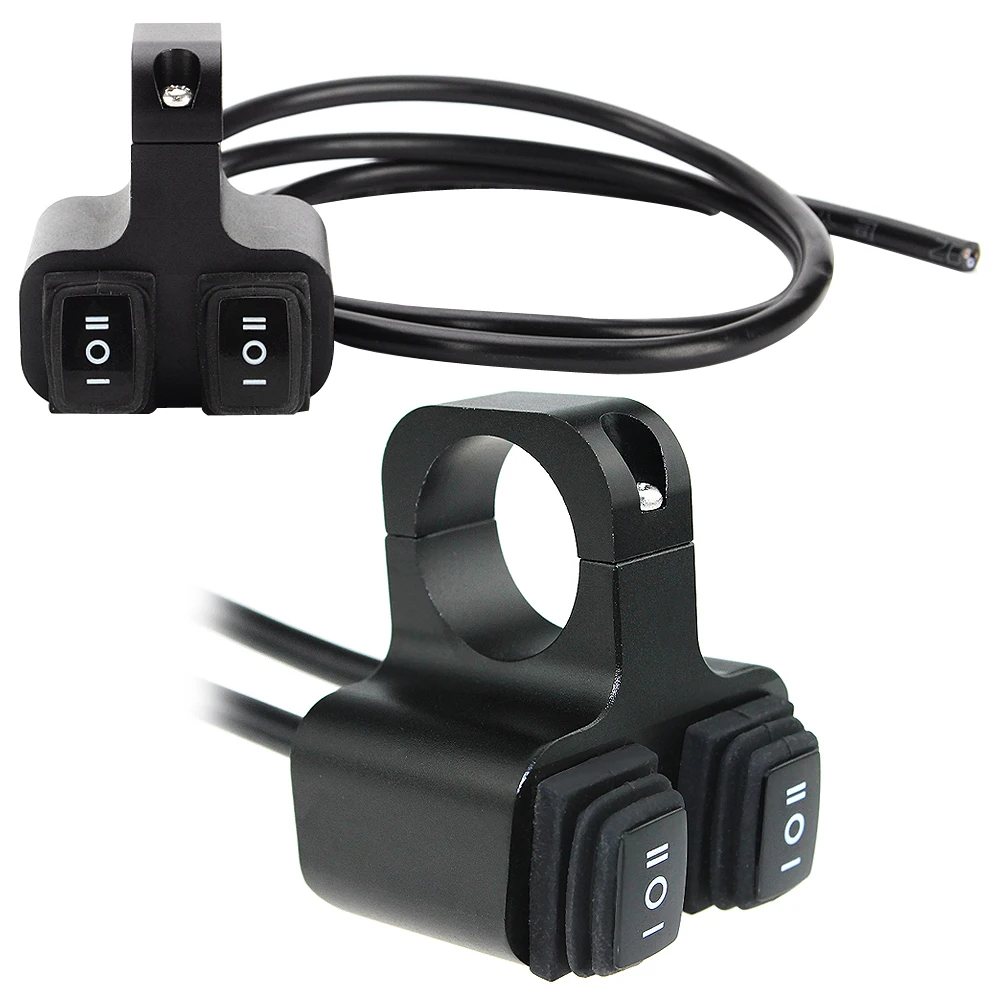 Waterproof Universal Handlebar Three Way Switch Button Spotlight Switch