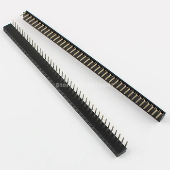 

250Pcs Per Lot 2mm 2.0mm Pitch 40 Pin Female Single Row Right Angle Pin Header Strip