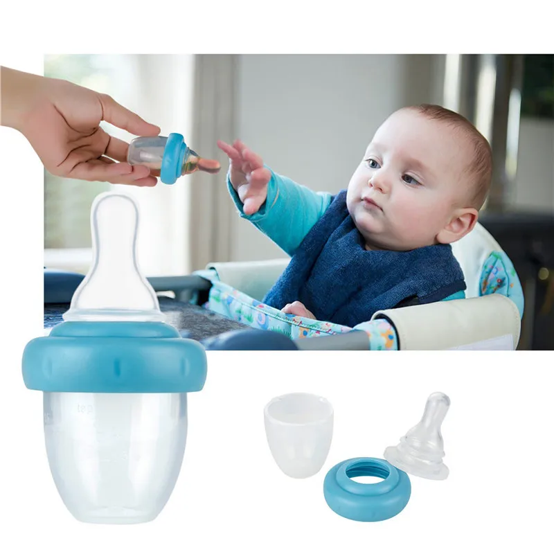 Newborn Baby Nipple Feeding Bottles Edible Silicone Simulation Pacifier