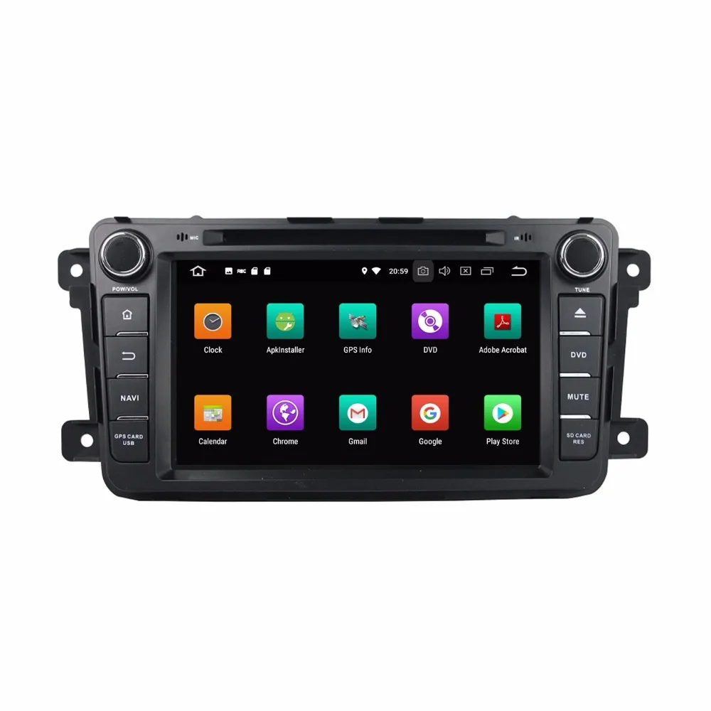 Excellent Octa Core 8 inch 8 core Android 9.0 Car Radio DVD player GPS for for Mazda CX-9 CX 9 NAVIGATION gps 4G RAM 64G ROM stereo AUTO 2