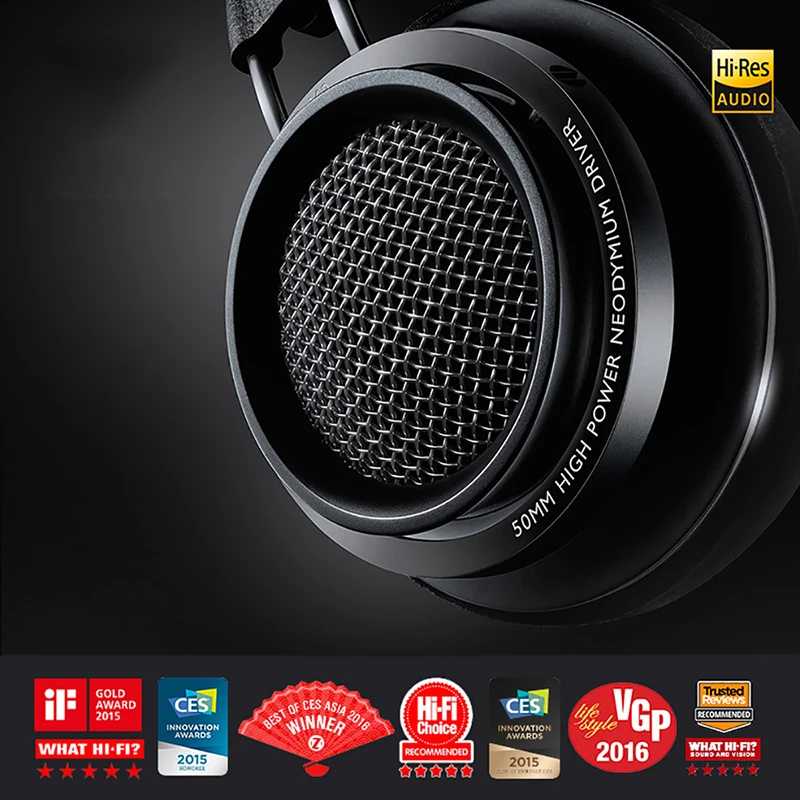 Гарнитура Philips Fidelio X2HR лучший продукт в 2015 году с приводом высокой мощности 50 мм 3