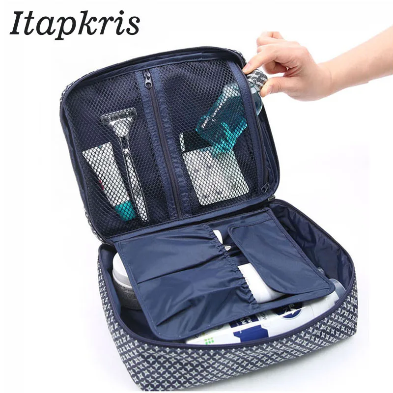  Itapkris Necessaries Woman Cosmetic Bag Travel Makeup Organizer Toiletry Bag Portable Handing Make 