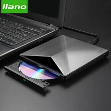 Llano USB Оптический привод Внешний USB 3,0 CD/dvd-rom комбинированный DVD RW rom горелка для Dell lenovo ноутбук для Mac OS USB DVD привод