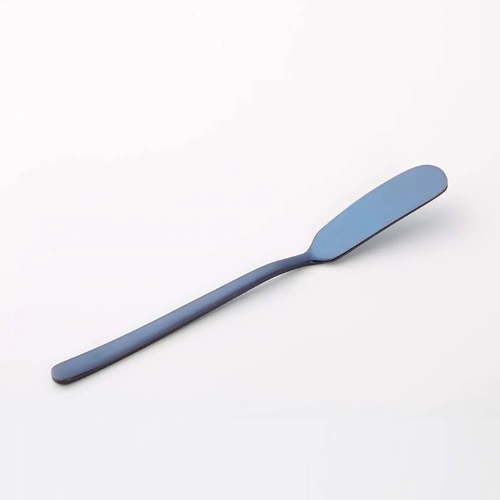 

Kitchen Accessory Tabeware Breakfast Tool For Cheese Dessert Stainless Steel Butter Knife Thick Handle Jam Scraper Spreader