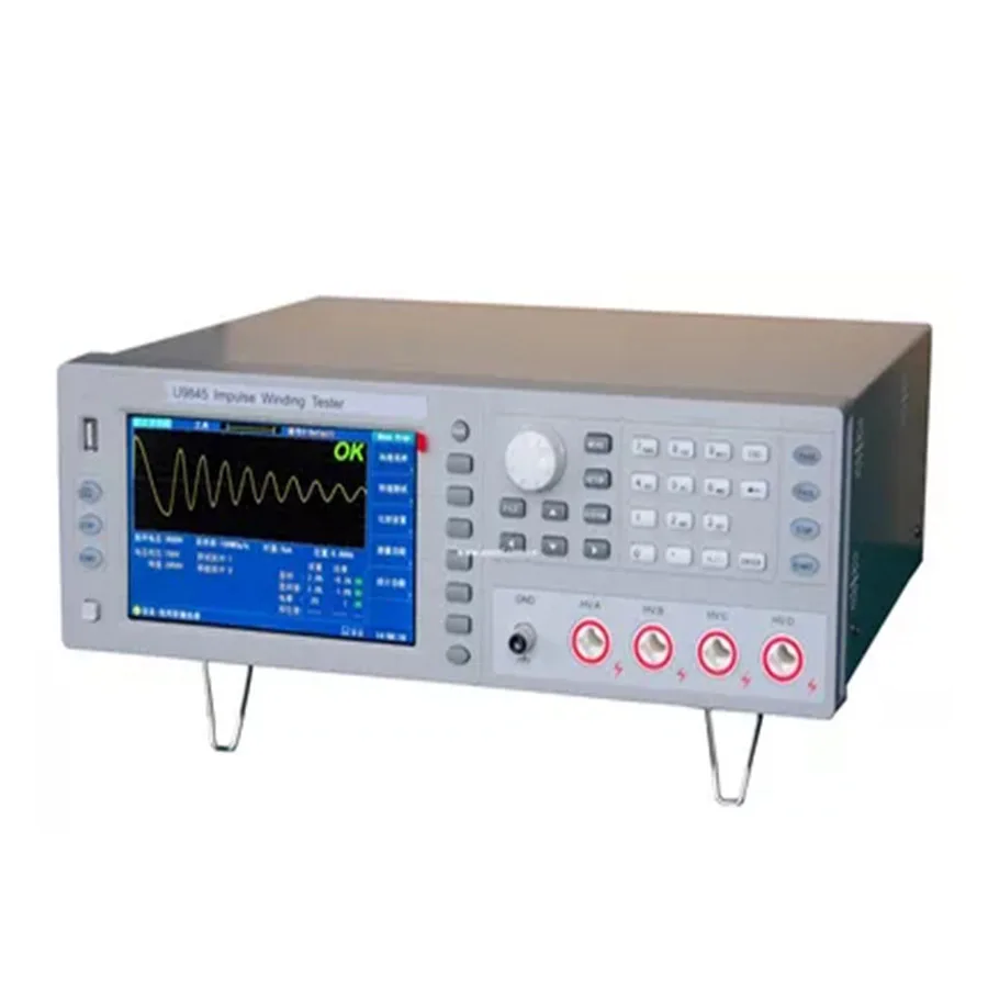 U9843 4-канальный HV Impulse тестер обмотки с 200V-3000V 10V step OK/NG дисплей