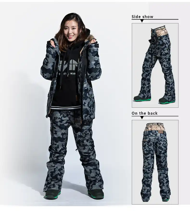 Womens camouflage snow pants Clearance
