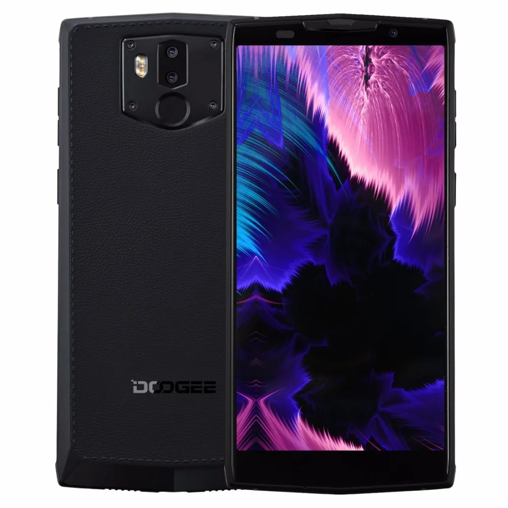 DOOGEE BL9000 Smartphone 64GB ROM 6GB RAM 5.99&quot Screen 4G MTK6763 Octa Core Andorid 8.1 12MP+5MP Dual Rear Cam 9000mAh NFC OTG |
