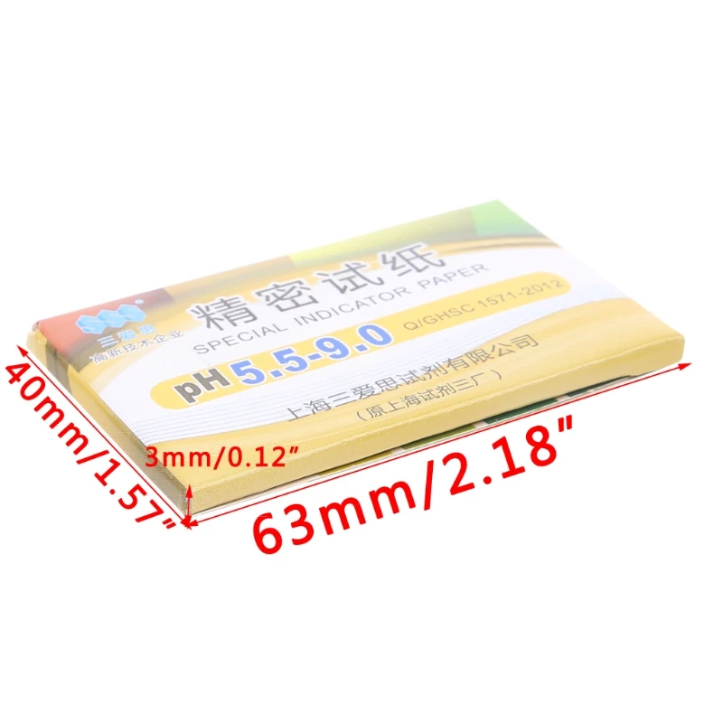 

80 Strips PH Range 5.5-9.0/6.4-8.0/3.8-5.4 PH Alkaline Test Indicator Paper Water Litmus Testing Kit