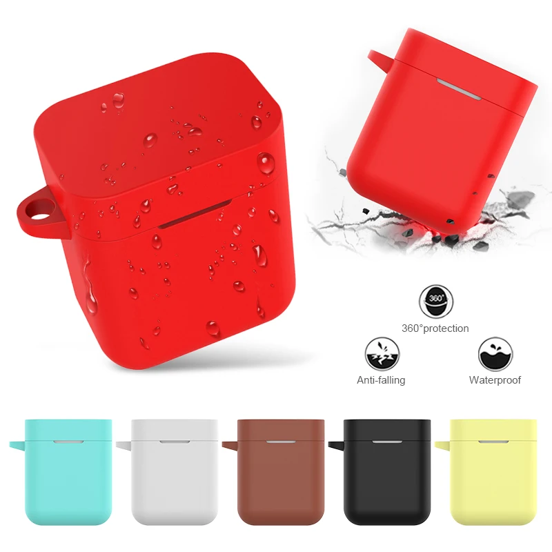 

Shockproof Silicone Case for Xiaomi Airdots Pro Earphone Protective Cover for Xiaomi Air Wireless Bluetooth Headset Accessories