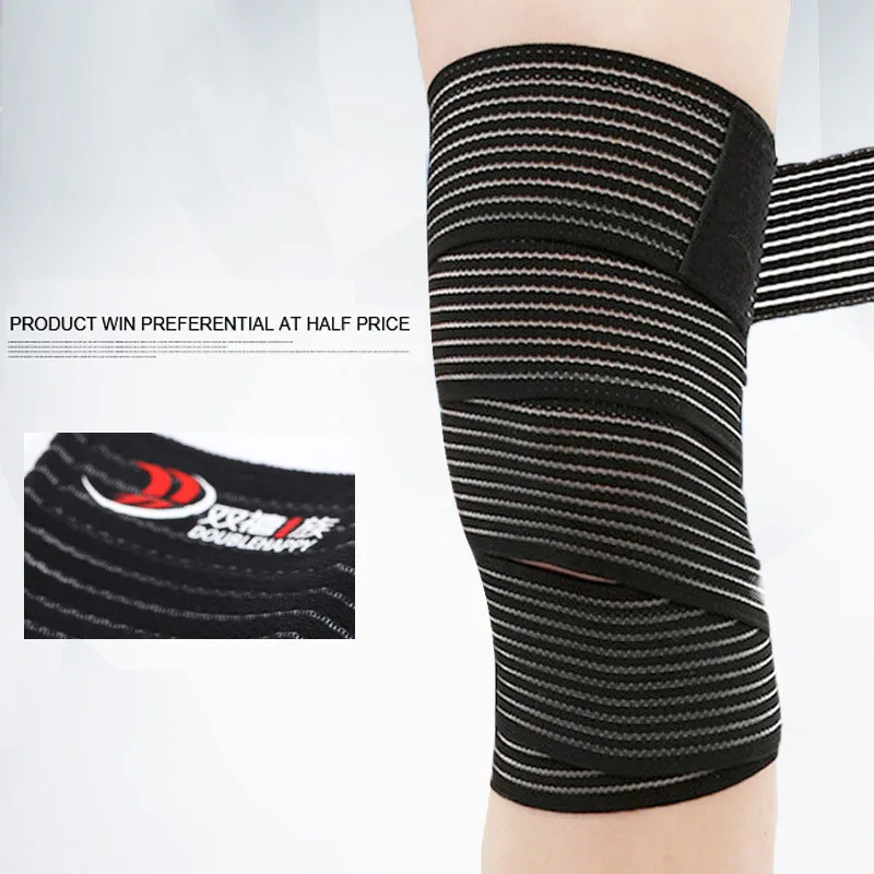 

1 pcs Multifunctional Wound Elastic Bandage, Black Strong Sports Self Adhesion Elastic Bandage Protector