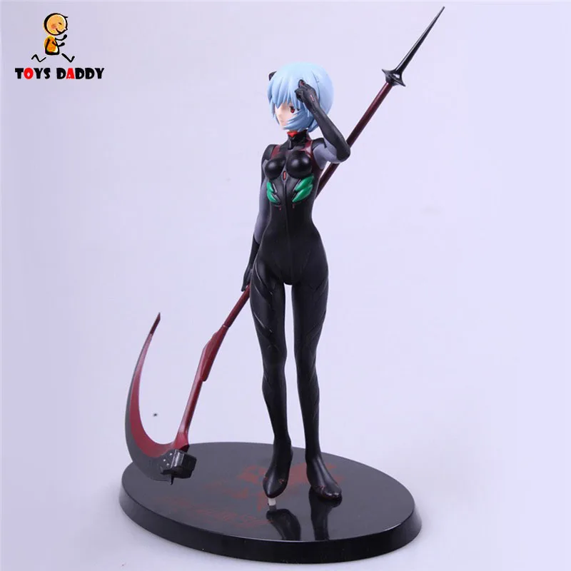 

20cm Ayanami Rei Neon Genesis Evangelion Sickle Animation Collection PVC Action Figure Model Toys Free Shipping