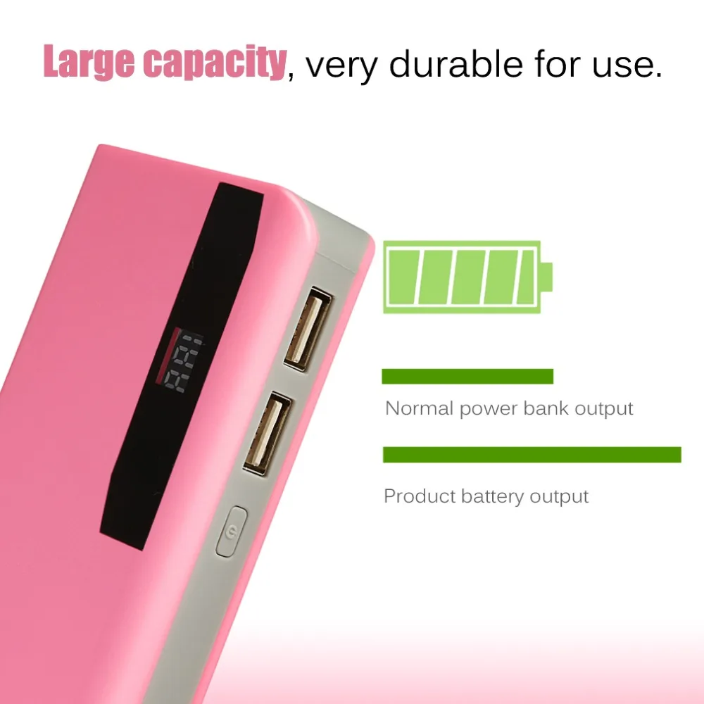 Portable Power Bank Case Large Capacity External Power Bank Battery Charger Suitable For Android For IOS ,Not include Battery Portable Power Bank Case Large Capacity External Power Bank Battery Charger Suitable For Android For IOS ,Not include Battery
