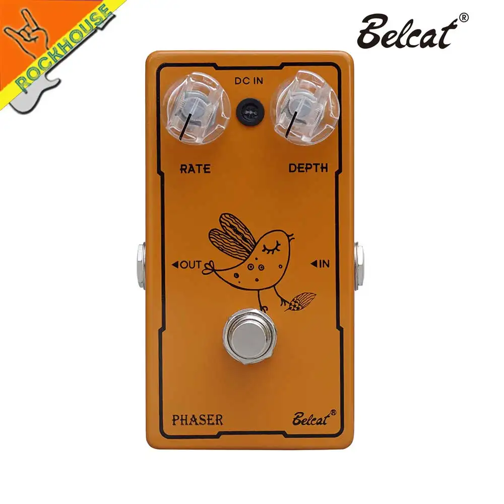 

Belcat Phaser Guitar Effects Pedal Analog Circuit Nature and Smooth Tone True Bypass Free Shipping