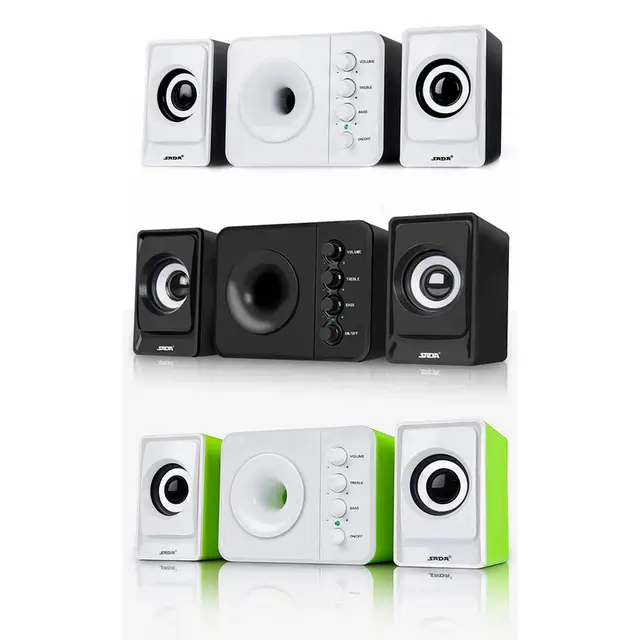 SADA D-205 2.1 Computer Speaker With Subwoofer – Best For Music, Movies, Multimedia PC And Gaming Systems