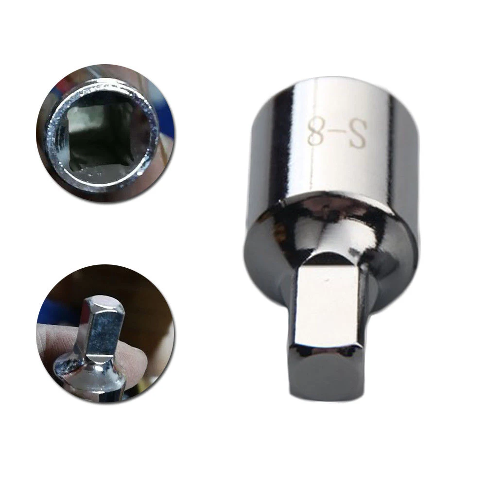 

For Renault Citroen Peugeot Square Head Oil Sump Drain Plug Key Tool 8mm Square Head Oil Sump Drain Plug Key Tool Remover Fit