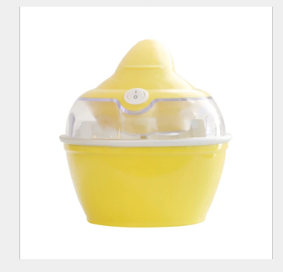 Машина для мороженого, маленькая автоматическая машина для приготовления мороженого, сделай сам, замороженные фрукты, молочник, управление одним нажатием, легко чистится, домашняя - Цвет: Цвет: желтый