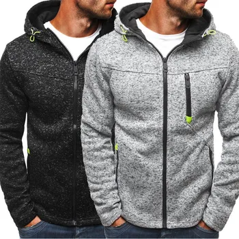 

Mens Plain Hoodie Coloured Hooded Zip Up Jacket Men Warm Fleece Sweatshirt Tops