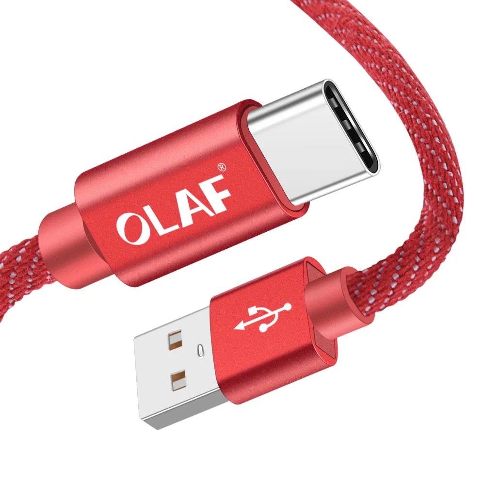 OLAF USB C кабель для Xiaomi Mi 8 usb type C кабель для быстрой зарядки кабель для передачи данных для samsung Galaxy S9 Note 9 kingd переключатель USB зарядное устройство