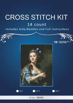 

girl Gold Collection Counted Cross Stitch Kit Guardian Angel and Deer Dove Goddess dim 03820 382