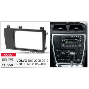 

CARAV 11-558 Car Radio Fascia Panel for VOLVO S60 2005-2010 V70 XC70 Stereo Dash Facia Trim Surround CD Installation Kit