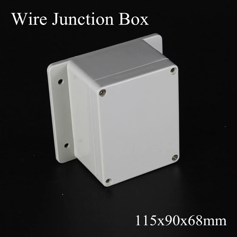 

IP65 115x90x68mm Waterproof Junction Box Plastic Project Box Electrical Connector Terminal Outdoor Enclosure Box Wall Mounting